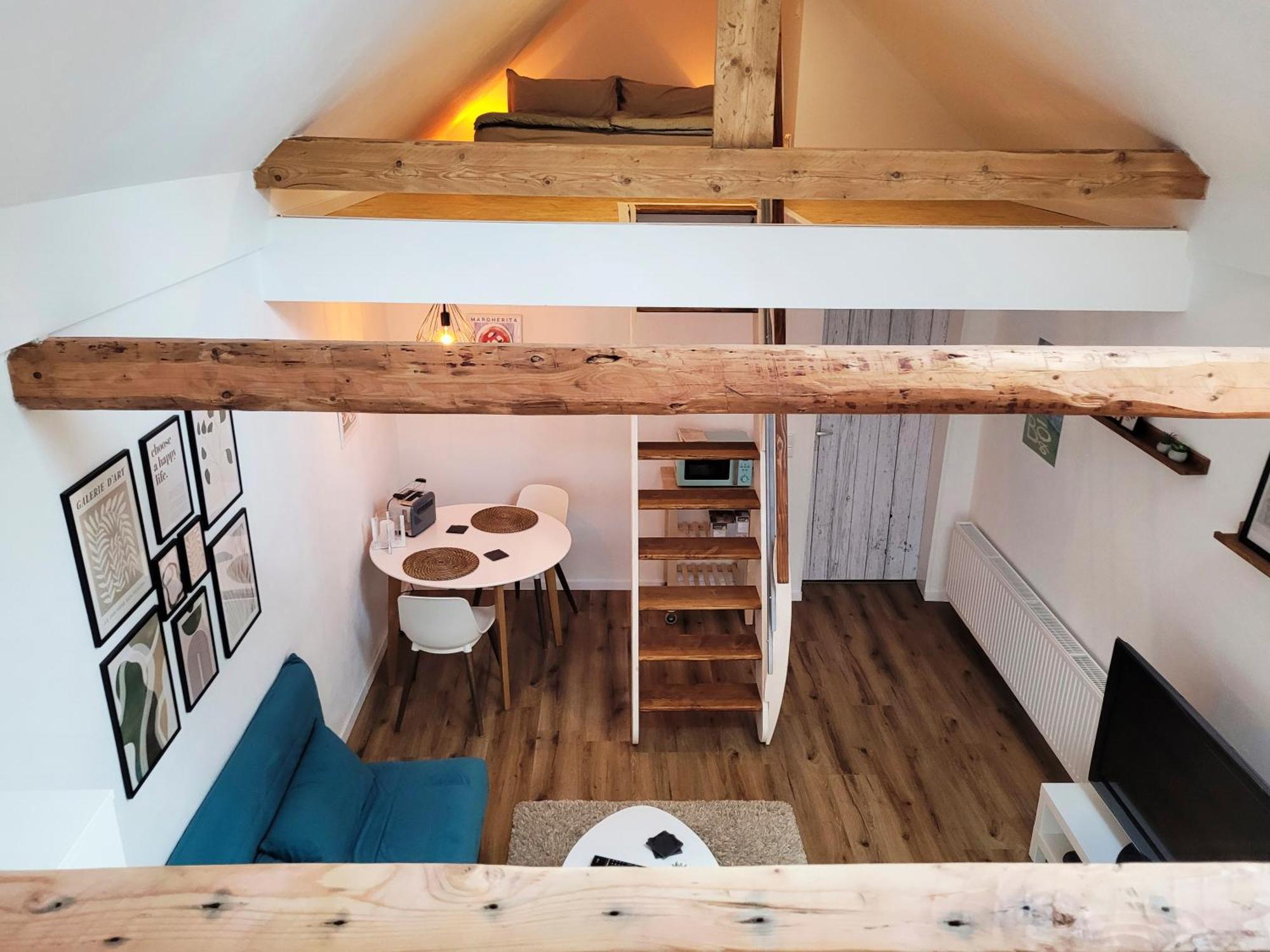 Modernes 1-Zimmer-Apartment Mit Galerie-Schlafkoje Im Skandinavischen Stil Ostenfeld  Εξωτερικό φωτογραφία