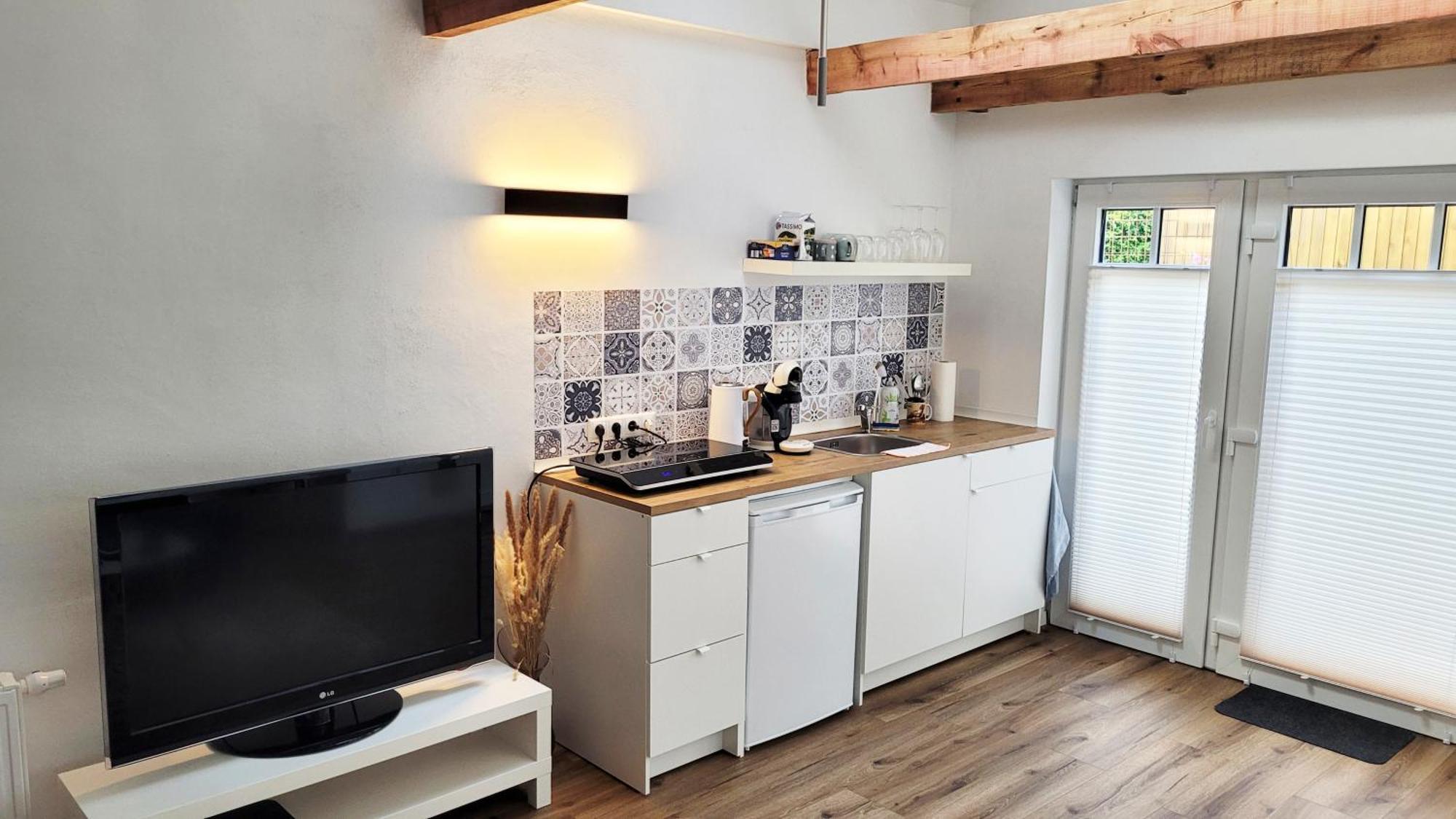 Modernes 1-Zimmer-Apartment Mit Galerie-Schlafkoje Im Skandinavischen Stil Ostenfeld  Εξωτερικό φωτογραφία