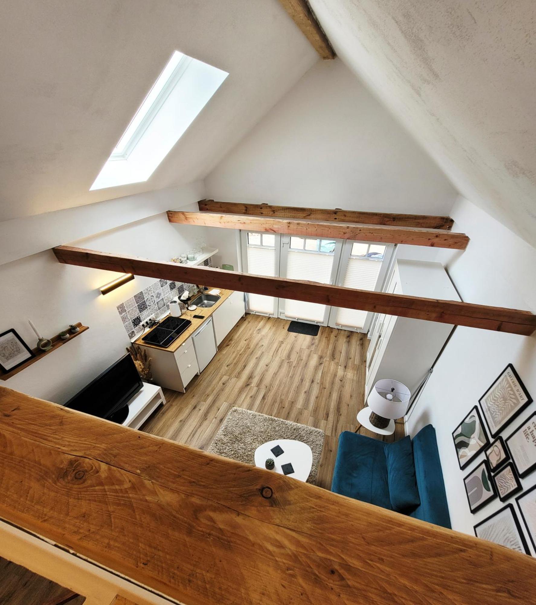 Modernes 1-Zimmer-Apartment Mit Galerie-Schlafkoje Im Skandinavischen Stil Ostenfeld  Εξωτερικό φωτογραφία