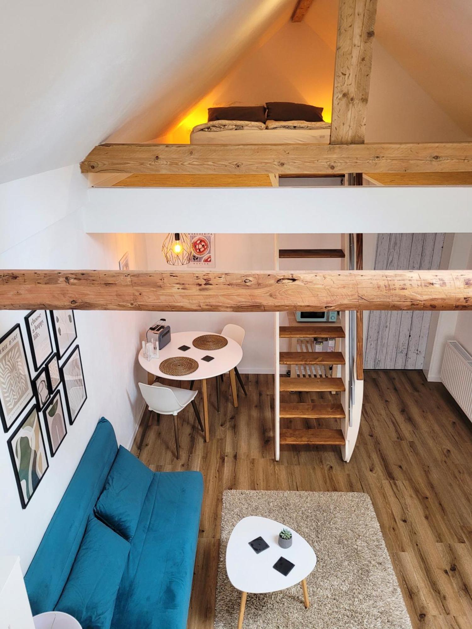Modernes 1-Zimmer-Apartment Mit Galerie-Schlafkoje Im Skandinavischen Stil Ostenfeld  Εξωτερικό φωτογραφία