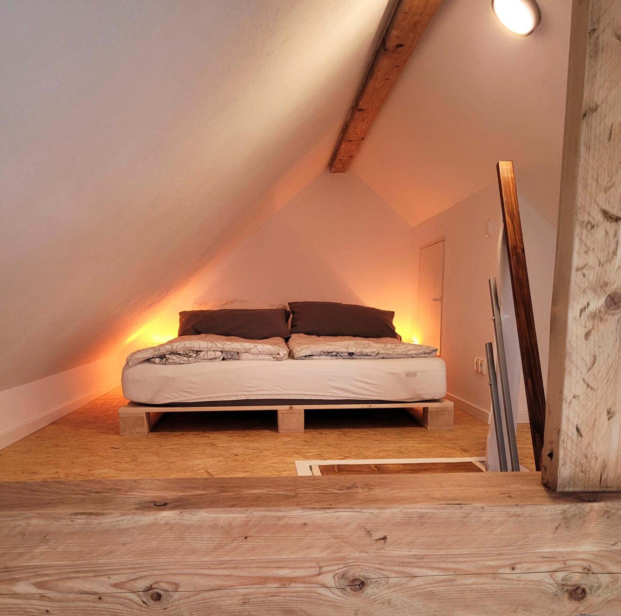 Modernes 1-Zimmer-Apartment Mit Galerie-Schlafkoje Im Skandinavischen Stil Ostenfeld  Εξωτερικό φωτογραφία
